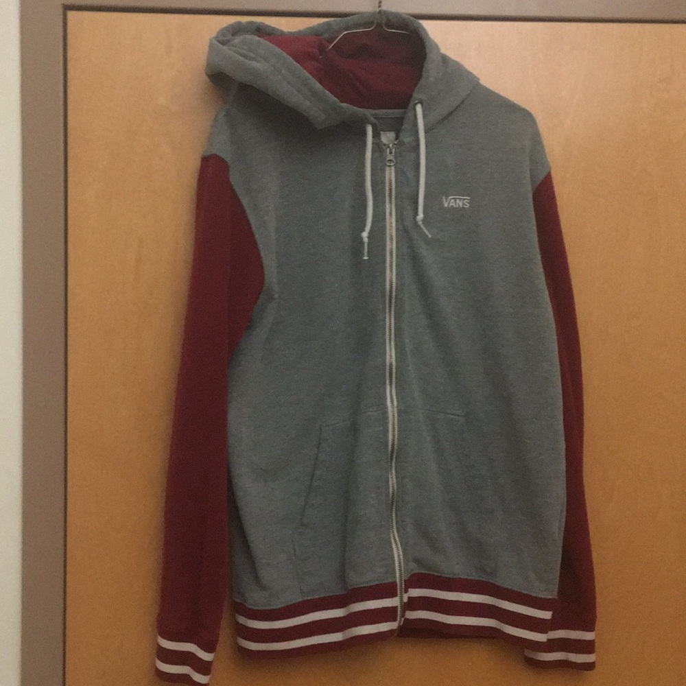 Vans zip up hoodie
